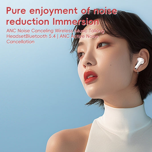 REMAX CozyBuds W26N ANC Wireless Bluetooth 5.4 Music Earphones(White) - Bluetooth Earphone by REMAX | Online Shopping UK | buy2fix