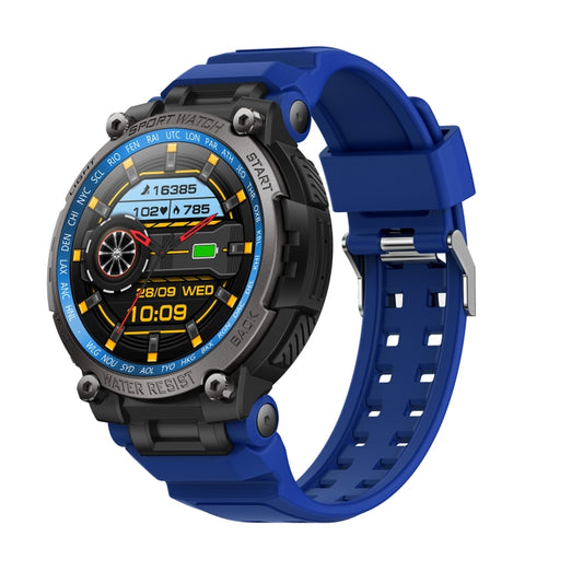 LC17 1.53 inch TFT Round Screen Sports Smart Watch, Heart Rate / Blood Oxygen / Blood Pressure(Blue) by buy2fix