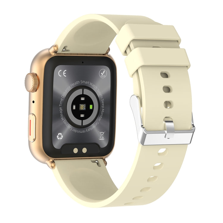 T92 1.81 inch IPS Square Screen Smart Watch, Heart Rate / Blood Oxygen / Blood Pressure(Yellow) by buy2fix