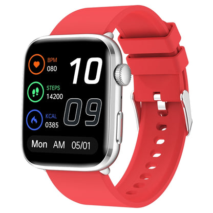 T92 1.81 inch IPS Square Screen Smart Watch, Heart Rate / Blood Oxygen / Blood Pressure(Red) by buy2fix