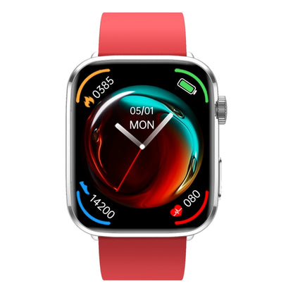 T92 1.81 inch IPS Square Screen Smart Watch, Heart Rate / Blood Oxygen / Blood Pressure(Red) by buy2fix
