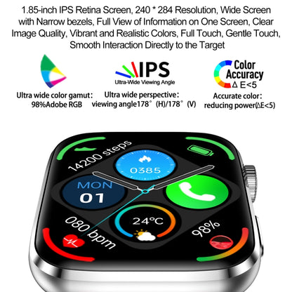 T92 1.81 inch IPS Square Screen Smart Watch, Heart Rate / Blood Oxygen / Blood Pressure(Red) by buy2fix