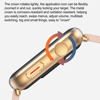 T92 1.81 inch IPS Square Screen Smart Watch, Heart Rate / Blood Oxygen / Blood Pressure(Yellow) by buy2fix