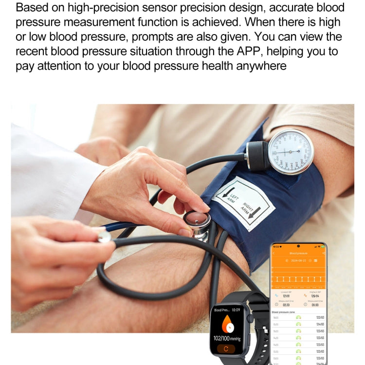 T92 1.81 inch IPS Square Screen Smart Watch, Heart Rate / Blood Oxygen / Blood Pressure(Yellow) by buy2fix