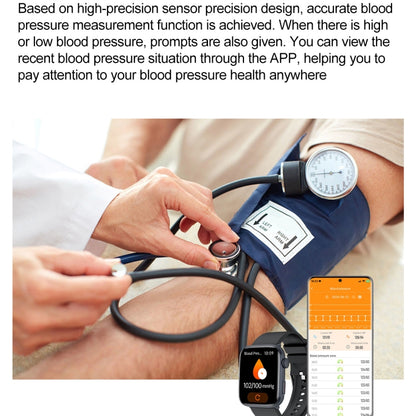 T92 1.81 inch IPS Square Screen Smart Watch, Heart Rate / Blood Oxygen / Blood Pressure(Yellow) by buy2fix