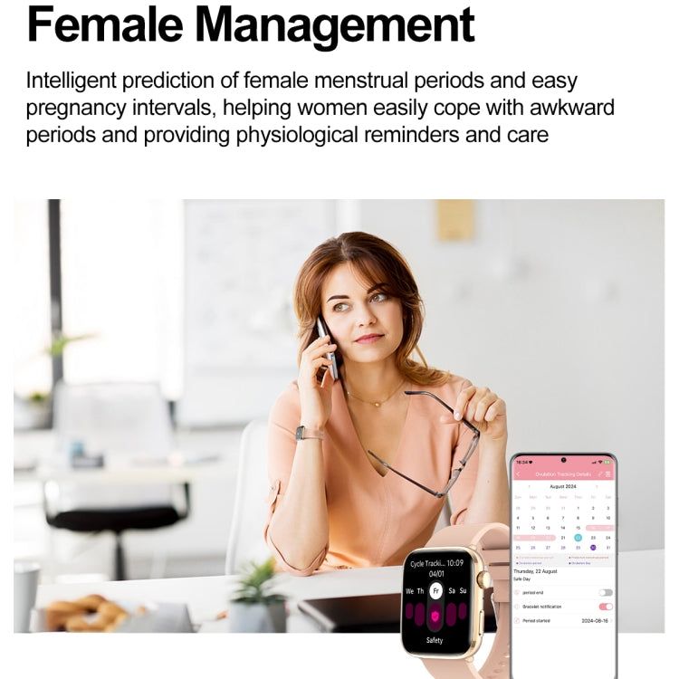 T92 1.81 inch IPS Square Screen Smart Watch, Heart Rate / Blood Oxygen / Blood Pressure(Yellow) by buy2fix