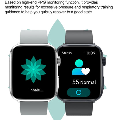 T92 1.81 inch IPS Square Screen Smart Watch, Heart Rate / Blood Oxygen / Blood Pressure(Black) by buy2fix