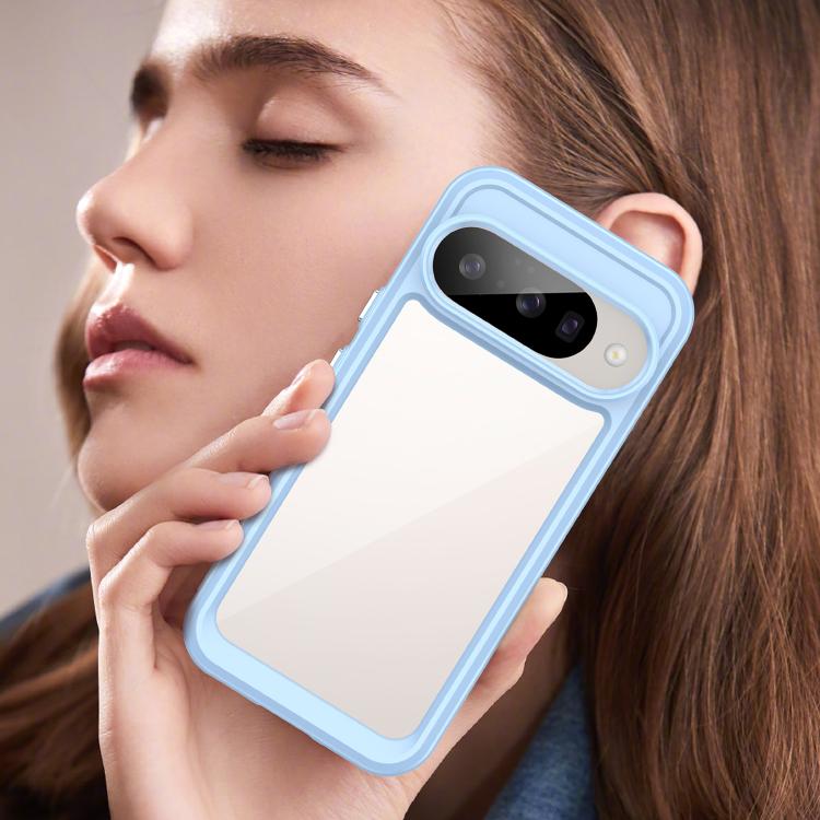 For Google Pixel 10 Colorful Series Acrylic Hybrid TPU Phone Case(Blue) - Google Cases by buy2fix | Online Shopping UK | buy2fix