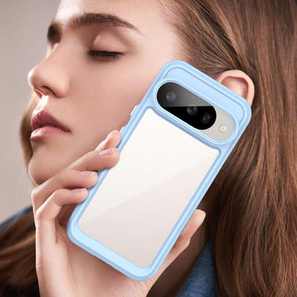 For Google Pixel 10 Colorful Series Acrylic Hybrid TPU Phone Case(Blue) - Google Cases by buy2fix | Online Shopping UK | buy2fix