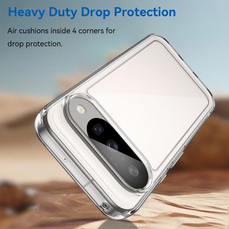 For Google Pixel 10 Colorful Series Acrylic Hybrid TPU Phone Case(Transparent) - Google Cases by buy2fix | Online Shopping UK | buy2fix