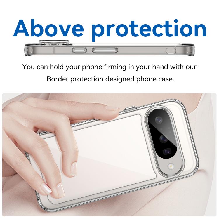 For Google Pixel 10 Colorful Series Acrylic Hybrid TPU Phone Case(Transparent) - Google Cases by buy2fix | Online Shopping UK | buy2fix