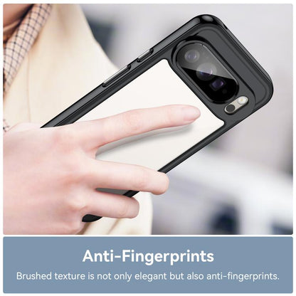 For Google Pixel 10 Pro XL Colorful Series Acrylic Hybrid TPU Phone Case(Black) - Google Cases by buy2fix | Online Shopping UK | buy2fix