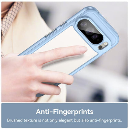 For Google Pixel 10 Pro XL Colorful Series Acrylic Hybrid TPU Phone Case(Blue) - Google Cases by buy2fix | Online Shopping UK | buy2fix