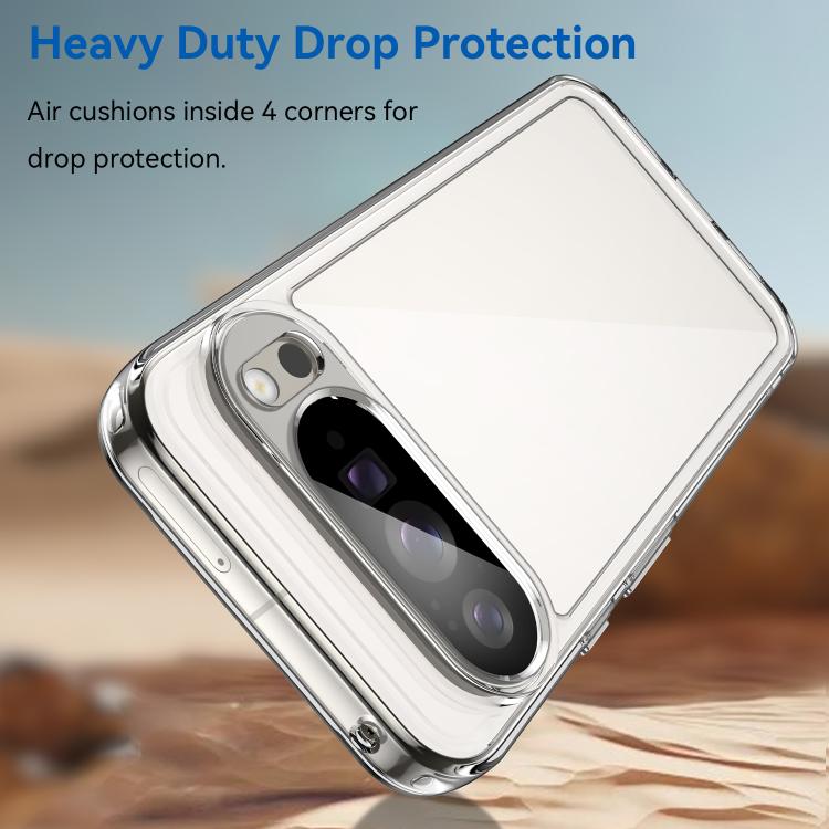 For Google Pixel 10 Pro XL Colorful Series Acrylic Hybrid TPU Phone Case(Transparent) - Google Cases by buy2fix | Online Shopping UK | buy2fix