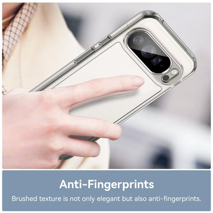 For Google Pixel 10 Pro XL Colorful Series Acrylic Hybrid TPU Phone Case(Transparent) - Google Cases by buy2fix | Online Shopping UK | buy2fix