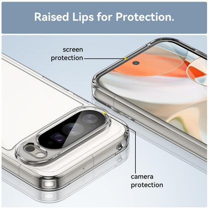 For Google Pixel 10 Pro XL Colorful Series Acrylic Hybrid TPU Phone Case(Transparent) - Google Cases by buy2fix | Online Shopping UK | buy2fix