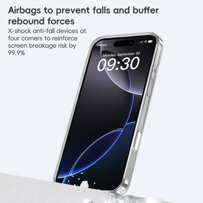 For iPhone 15 Pro Fine Hole 360 Degree Rotating Holder MagSafe Phone Case(Transparent) - iPhone 15 Pro Cases by buy2fix | Online Shopping UK | buy2fix