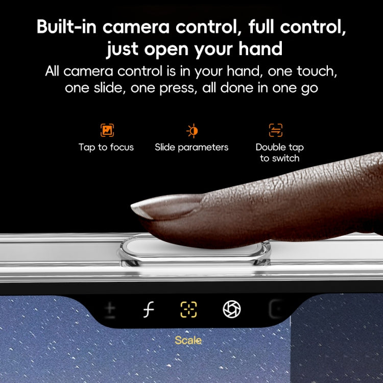 For iPhone 16 Pro Fine Hole 360 Degree Rotating Holder MagSafe Phone Case(Transparent) - iPhone 16 Pro Cases by buy2fix | Online Shopping UK | buy2fix