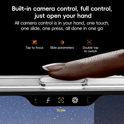 For iPhone 16 Pro Fine Hole 360 Degree Rotating Holder MagSafe Phone Case(Transparent) - iPhone 16 Pro Cases by buy2fix | Online Shopping UK | buy2fix