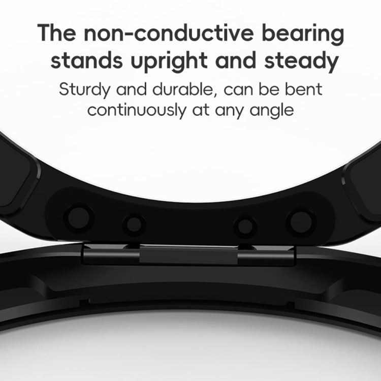 For iPhone 16 Pro High Transparency 360 Degree Rotating Holder MagSafe Phone Case(Black) - iPhone 16 Pro Cases by buy2fix | Online Shopping UK | buy2fix