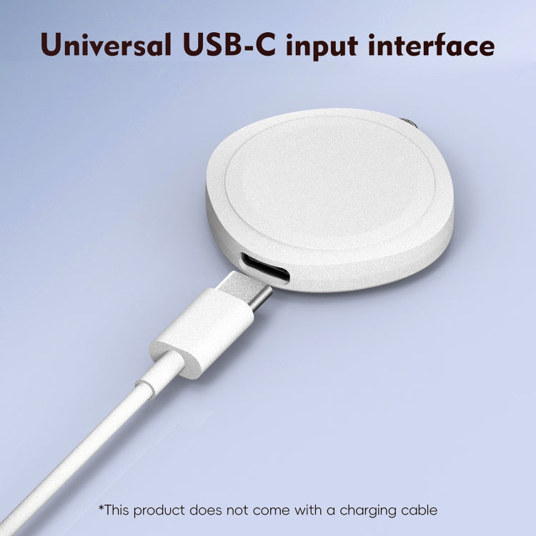 4 in 1 Portable Smart Watch Magnetic Wireless Charger(White) - Charger / Holder by buy2fix | Online Shopping UK | buy2fix