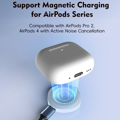 4 in 1 Portable Smart Watch Magnetic Wireless Charger(White) - Charger / Holder by buy2fix | Online Shopping UK | buy2fix