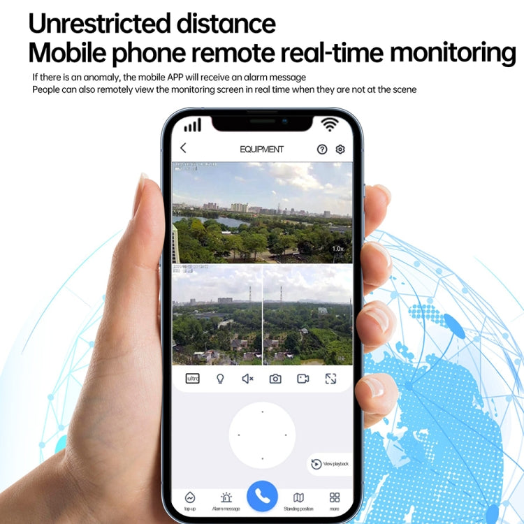 XA Series Solar WiFi Version Monitoring Street Light Outdoor HD Camera, Memory:No SD Card - Waterproof Camera by buy2fix | Online Shopping UK | buy2fix