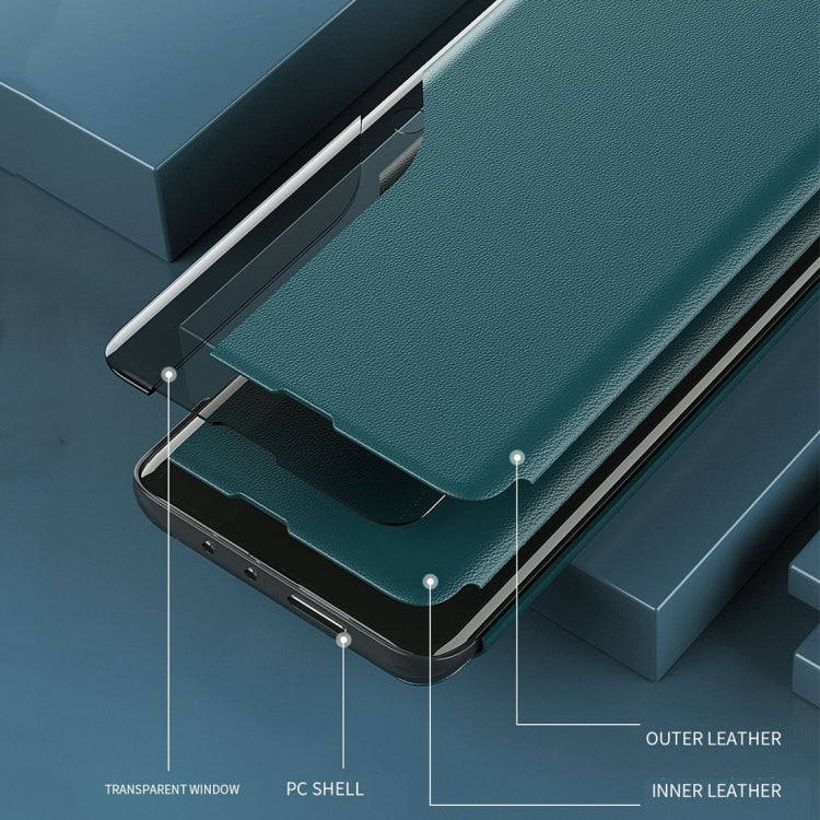 For Xiaomi Redmi 9C Attraction Flip Holder Leather Phone Case(Dark Blue) - Xiaomi Cases by buy2fix | Online Shopping UK | buy2fix