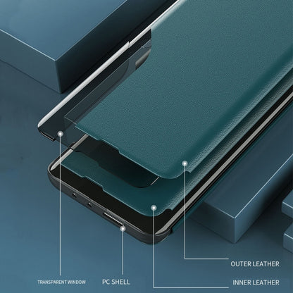 For Xiaomi Redmi 9C Attraction Flip Holder Leather Phone Case(Dark Blue) - Xiaomi Cases by buy2fix | Online Shopping UK | buy2fix