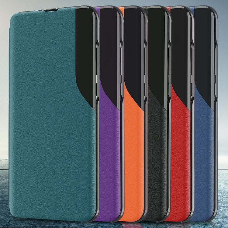 For Xiaomi Redmi 9C Attraction Flip Holder Leather Phone Case(Dark Blue) - Xiaomi Cases by buy2fix | Online Shopping UK | buy2fix