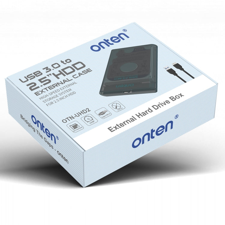 Onten UHD2 5Gbps USB 3.0 to 2.5 inch External Hard Drive Box HDD - HDD Enclosure by Onten | Online Shopping UK | buy2fix