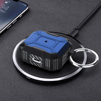 For AirPods 4 Battle Armor Four-corner Shockproof Earphone Protective Case(Purple) - For AirPods 4 by buy2fix | Online Shopping UK | buy2fix