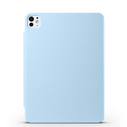 For iPad Pro 11 2024 Fixed Buckle Magnetic Deformation Leather Tablet Case(Ice Blue) - iPad Pro 11 2024 Cases by buy2fix | Online Shopping UK | buy2fix