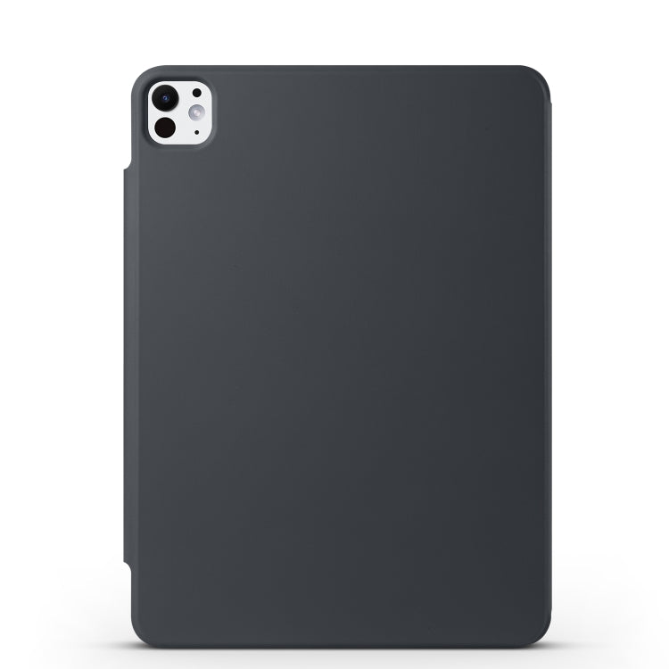 For iPad Pro 11 2024 Fixed Buckle Magnetic Deformation Leather Tablet Case(Black) - iPad Pro 11 2024 Cases by buy2fix | Online Shopping UK | buy2fix