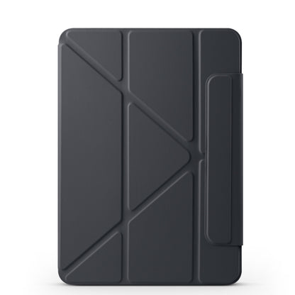 For iPad Air 13 2024 / 2025 Fixed Buckle Magnetic Deformation Leather Tablet Case(Black) - iPad Air 13 2025 / 2024 Cases by buy2fix | Online Shopping UK | buy2fix