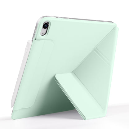 For iPad Air 13 2024 / 2025 Fixed Buckle Magnetic Deformation Leather Tablet Case(Baby Green) - iPad Air 13 2025 / 2024 Cases by buy2fix | Online Shopping UK | buy2fix