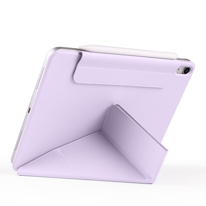 For iPad Air 13 2024 / 2025 Fixed Buckle Magnetic Deformation Leather Tablet Case(Purple) - iPad Air 13 2025 / 2024 Cases by buy2fix | Online Shopping UK | buy2fix
