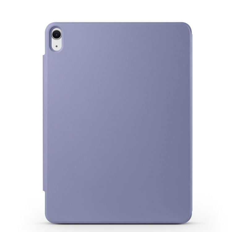 For iPad Air 13 2024 / 2025 Fixed Buckle Magnetic Deformation Leather Tablet Case(Lavender Purple) - iPad Air 13 2025 / 2024 Cases by buy2fix | Online Shopping UK | buy2fix