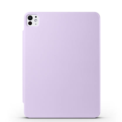 For iPad Pro 11 2022 / 2021 / 2020 Fixed Buckle Magnetic Deformation Leather Tablet Case(Purple) - iPad Pro 11 (2022/2021) Cases by buy2fix | Online Shopping UK | buy2fix