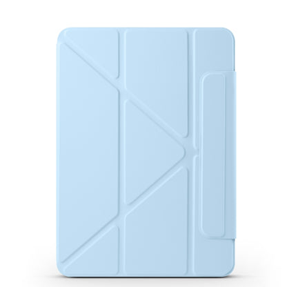For iPad 2025 / 2022 Fixed Buckle Magnetic Deformation Leather Tablet Case(Ice Blue) - iPad 2025 / 2022 Cases by buy2fix | Online Shopping UK | buy2fix