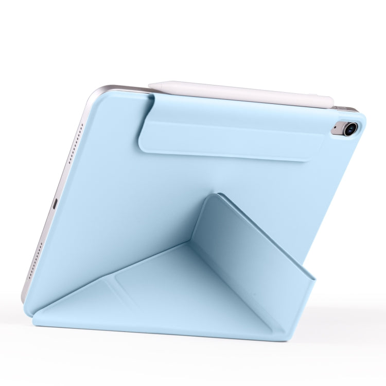 For iPad 2025 / 2022 Fixed Buckle Magnetic Deformation Leather Tablet Case(Ice Blue) - iPad 2025 / 2022 Cases by buy2fix | Online Shopping UK | buy2fix
