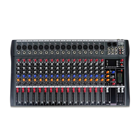 XTUGA CT160X 16-Channels Audio Mixer DJ Mixing Console with 48V Power Supply(AU Plug)