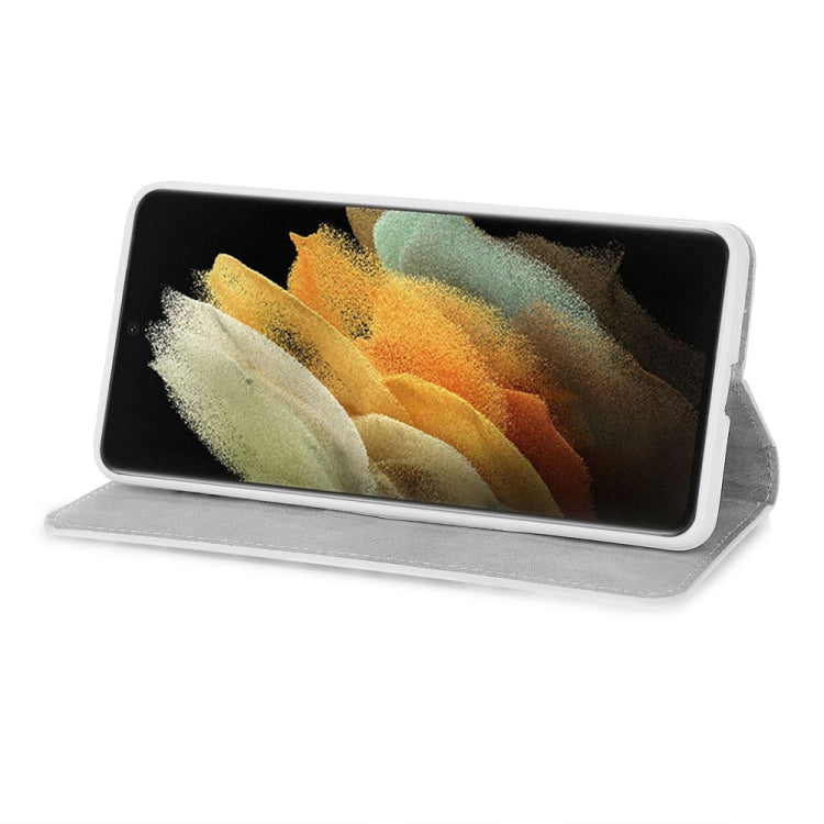 For Samsung Galaxy S25 Ultra 5G Glitter Powder Filp Leather Phone Case(Blue) by buy2fix