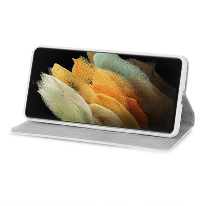 For Samsung Galaxy S25 Ultra 5G Glitter Powder Filp Leather Phone Case(Blue) by buy2fix