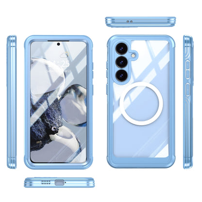 For Samsung Galaxy S25 5G RedPepper Tempered Glass MagSafe Phone Case(Sky Blue) - Galaxy S25 5G Cases by RedPepper | Online Shopping UK | buy2fix