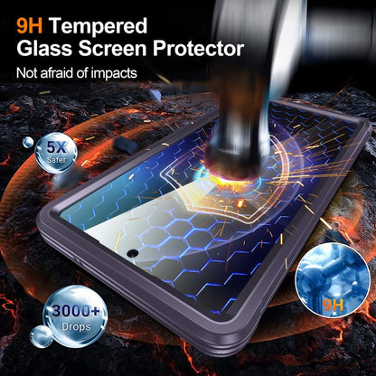 For Samsung Galaxy S25 Ultra 5G RedPepper Tempered Glass MagSafe Phone Case(Purple) - Galaxy S25 Ultra 5G Cases by RedPepper | Online Shopping UK | buy2fix