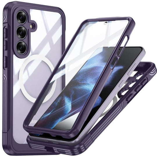 For Samsung Galaxy S25 FE 5G RedPepper Tempered Glass MagSafe Phone Case(Purple)