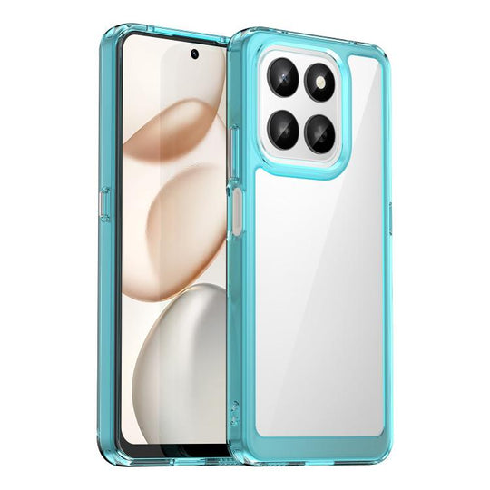 For Honor 400 Smart 5G Colorful Series Acrylic Hybrid TPU Phone Case(Transparent Blue)
