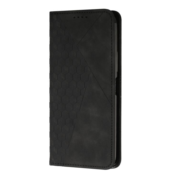For Google Pixel 10 / 10 Pro Diamond Splicing Skin Feel Magnetic Leather Phone Case(Black) - Google Cases by buy2fix | Online Shopping UK | buy2fix