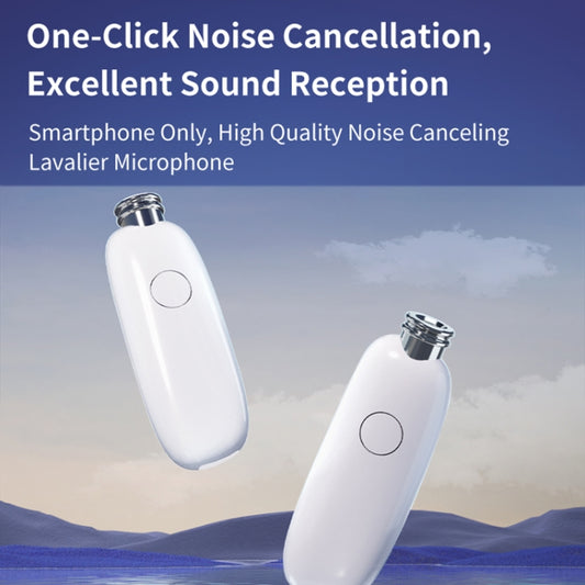 FUNSNAP M3 Digital Audio Wireless Microphone Mic Tok with Monitoring Earphones, Version:8 Pin(White) by FUNSNAP